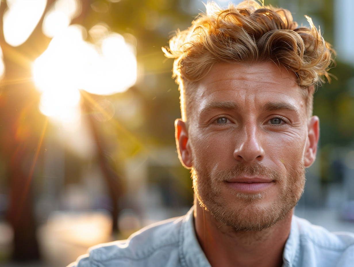 homme coiffure