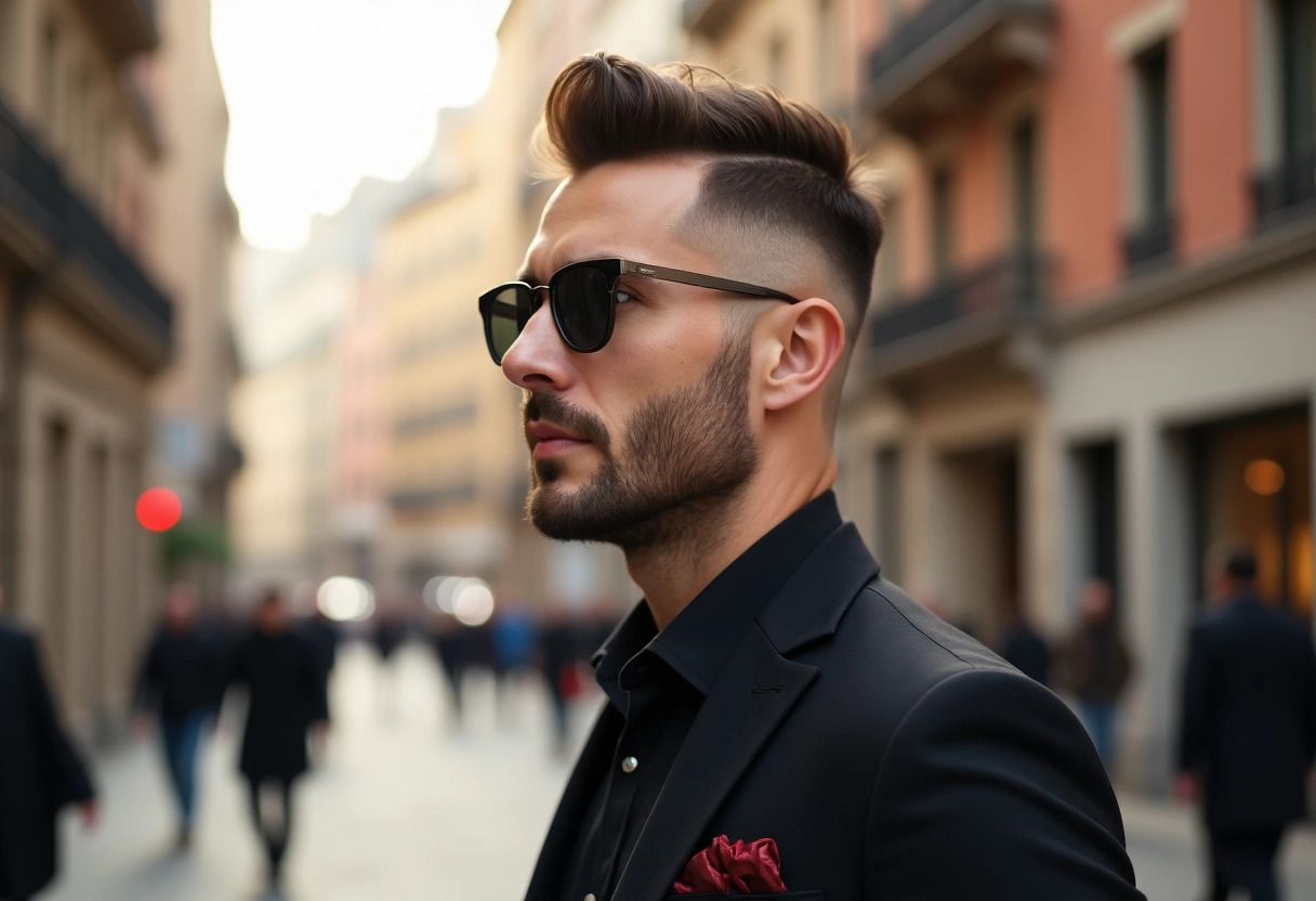 style dégradé bas pour homme